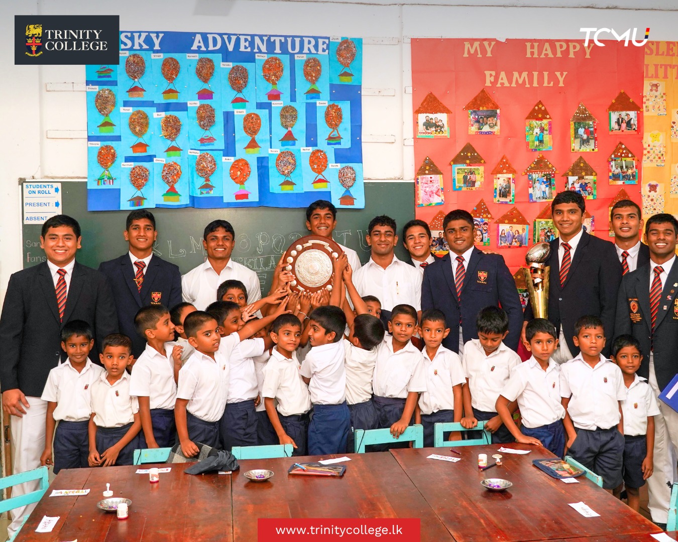 Welcoming the Bradby Shield Back Home!
Our Triple Champions visited the Junior School with the Bradby Shield, sharing the pride and inspiring the next generation of Trinitians. A memorable celebration of a historic 2026 season!
📸 Relive the special moments: https://flic.kr/ps/3jq5jH
Photographs by Kavilash Amalraj for Trinity College Media Unit