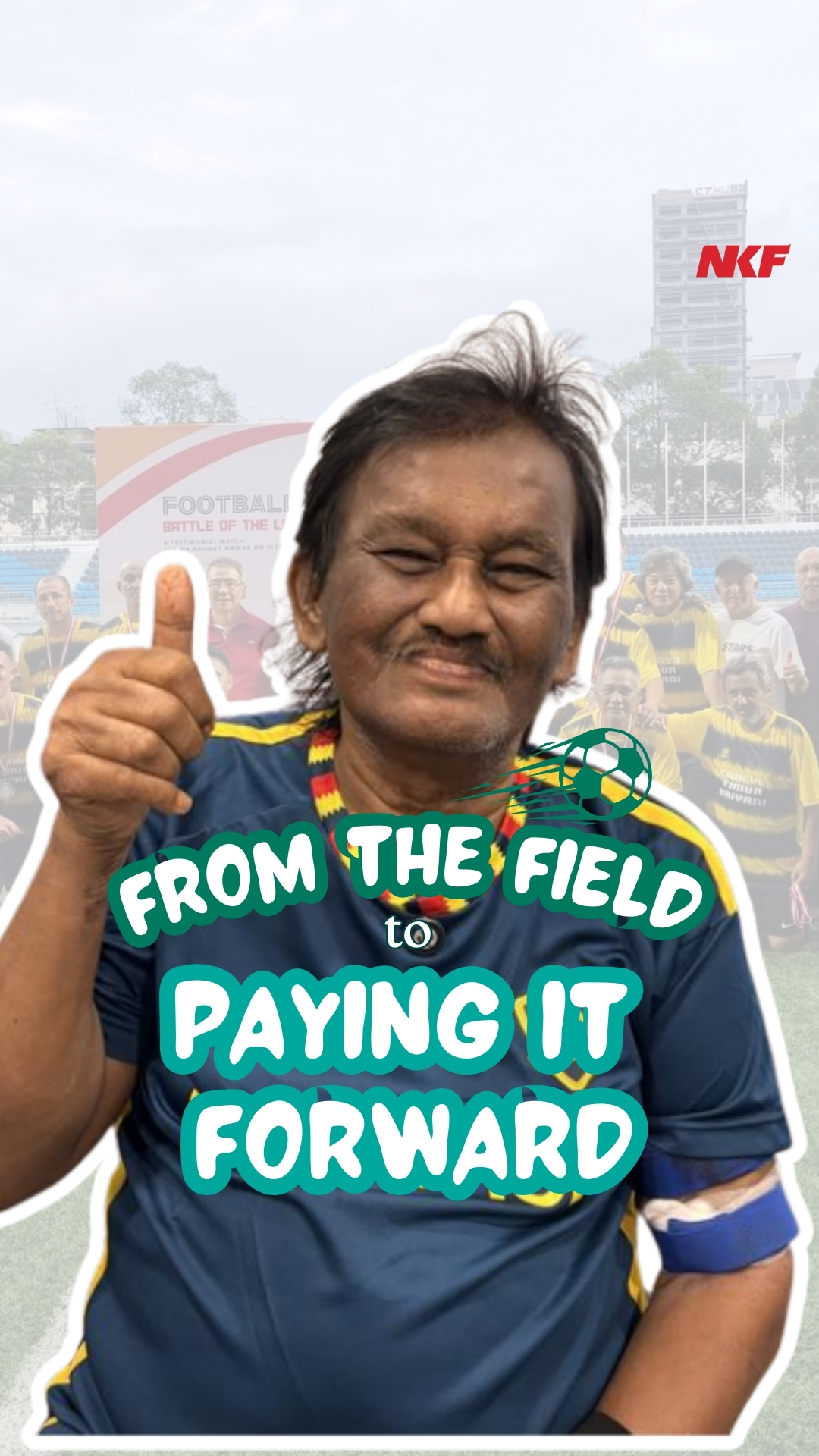 Once a national footballer, Mr Shamsudin Rahmat ha…