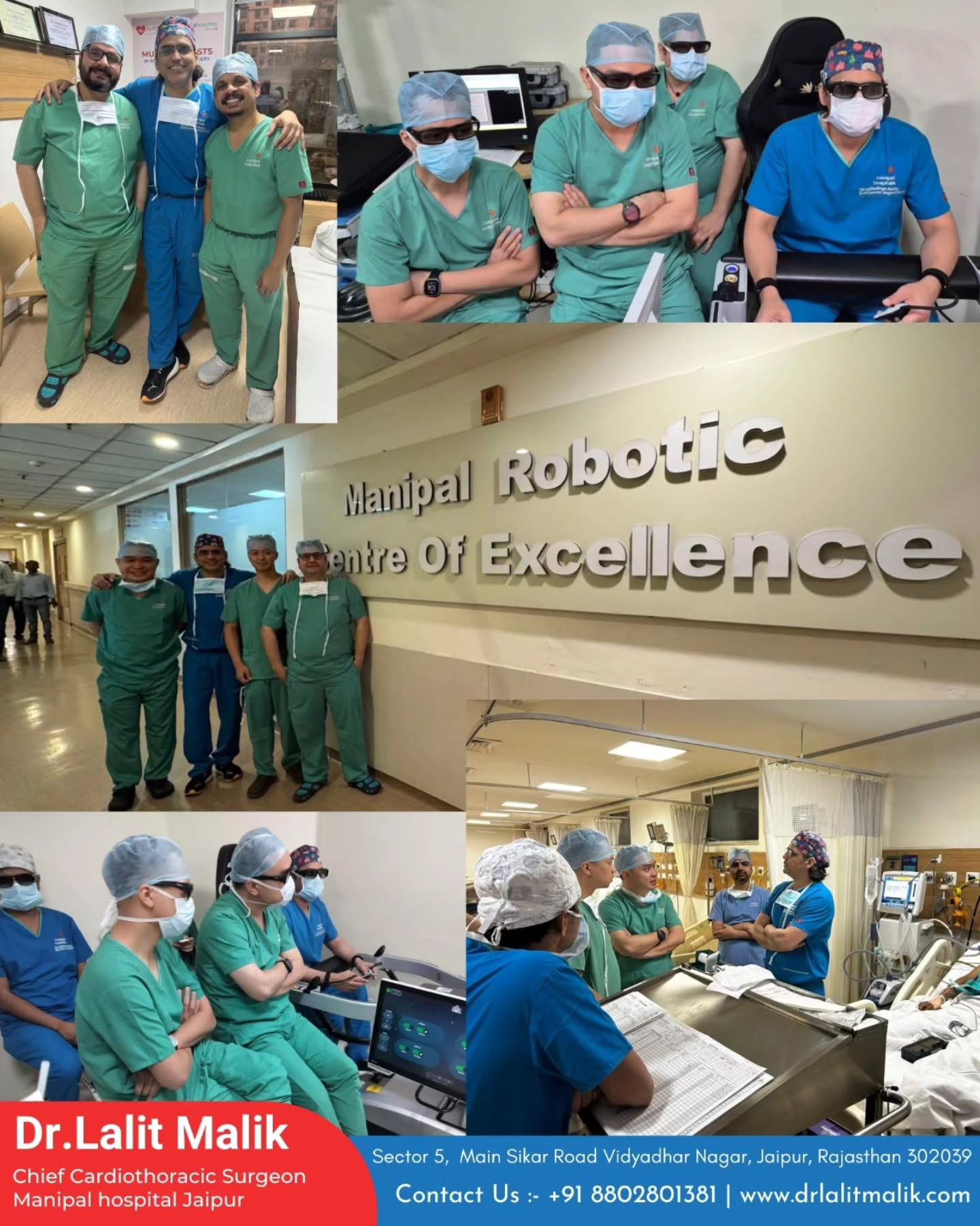 𝐀𝐝𝐯𝐚𝐧𝐜𝐢𝐧𝐠 𝐭𝐡𝐞 𝐅𝐮𝐭𝐮𝐫𝐞 𝐨𝐟 𝐑𝐨𝐛𝐨𝐭𝐢𝐜 𝐂𝐚𝐫𝐝𝐢𝐚𝐜 𝐂𝐚𝐫𝐞 with Global Collaboration
At the 𝐌𝐚𝐧𝐢𝐩𝐚𝐥 𝐑𝐨𝐛𝐨𝐭𝐢𝐜 𝐂𝐞𝐧𝐭𝐫𝐞 of Excellence, we believe that innovation thrives through shared expertise. We were honored to host a group of global surgeons who joined us to enhance their skills in 𝐌𝐢𝐧𝐢𝐦𝐚𝐥𝐥𝐲 𝐈𝐧𝐯𝐚𝐬𝐢𝐯𝐞 𝐂𝐚𝐫𝐝𝐢𝐚𝐜 𝐒𝐮𝐫𝐠𝐞𝐫𝐲 (𝐌𝐈𝐂𝐒) and learn 𝐀𝐝𝐯𝐚𝐧𝐜𝐞𝐝 𝐑𝐨𝐛𝐨𝐭𝐢𝐜 𝐂𝐚𝐫𝐝𝐢𝐚𝐜 𝐒𝐮𝐫𝐠𝐞𝐫𝐲..
Precision is at the heart of everything we do. By sharing advanced techniques, we ensure that patients worldwide benefit from the latest innovations in heart care.
I am honored to have worked alongside such distinguished colleagues:
𝐃𝐫. 𝐖𝐢𝐫𝐲𝐚 𝐀𝐲𝐮𝐠𝐫𝐚𝐡𝐚 & 𝐃𝐫. 𝐁𝐢𝐦𝐨 𝐊𝐮𝐬𝐮𝐦𝐨 𝐟𝐫𝐨𝐦 𝐌𝐢𝐭𝐫𝐚 𝐊𝐞𝐥𝐮𝐚𝐫𝐠𝐚 𝐇𝐨𝐬𝐩𝐢𝐭𝐚𝐥 𝐊𝐞𝐥𝐚𝐩𝐚 𝐆𝐚𝐝𝐢𝐧𝐠, 𝐈𝐧𝐝𝐨𝐧𝐞𝐬𝐢𝐚.
𝐃𝐫. 𝐌𝐨𝐡𝐢𝐭 𝐑𝐚𝐧𝐚, 𝐂𝐨𝐧𝐬𝐮𝐥𝐭𝐚𝐧𝐭 𝐂𝐚𝐫𝐝𝐢𝐚𝐜 𝐒𝐮𝐫𝐠𝐞𝐨𝐧 𝐟𝐫𝐨𝐦 𝐭𝐡𝐞 𝐍𝐚𝐭𝐢𝐨𝐧𝐚𝐥 𝐇𝐞𝐚𝐫𝐭 𝐈𝐧𝐬𝐭𝐢𝐭𝐮𝐭𝐞, 𝐃𝐞𝐥𝐡𝐢.
Together, we are transforming cardiac care, one precise procedure at a time.
𝐌𝐚𝐧𝐢𝐩𝐚𝐥 𝐇𝐨𝐬𝐩𝐢𝐭𝐚𝐥, 𝐉𝐚𝐢𝐩𝐮𝐫
🌐 www.drlalitmalik.com
#RoboticSurgery #CardiacSurgeon #MICS #MedicalInnovation #ManipalHospital