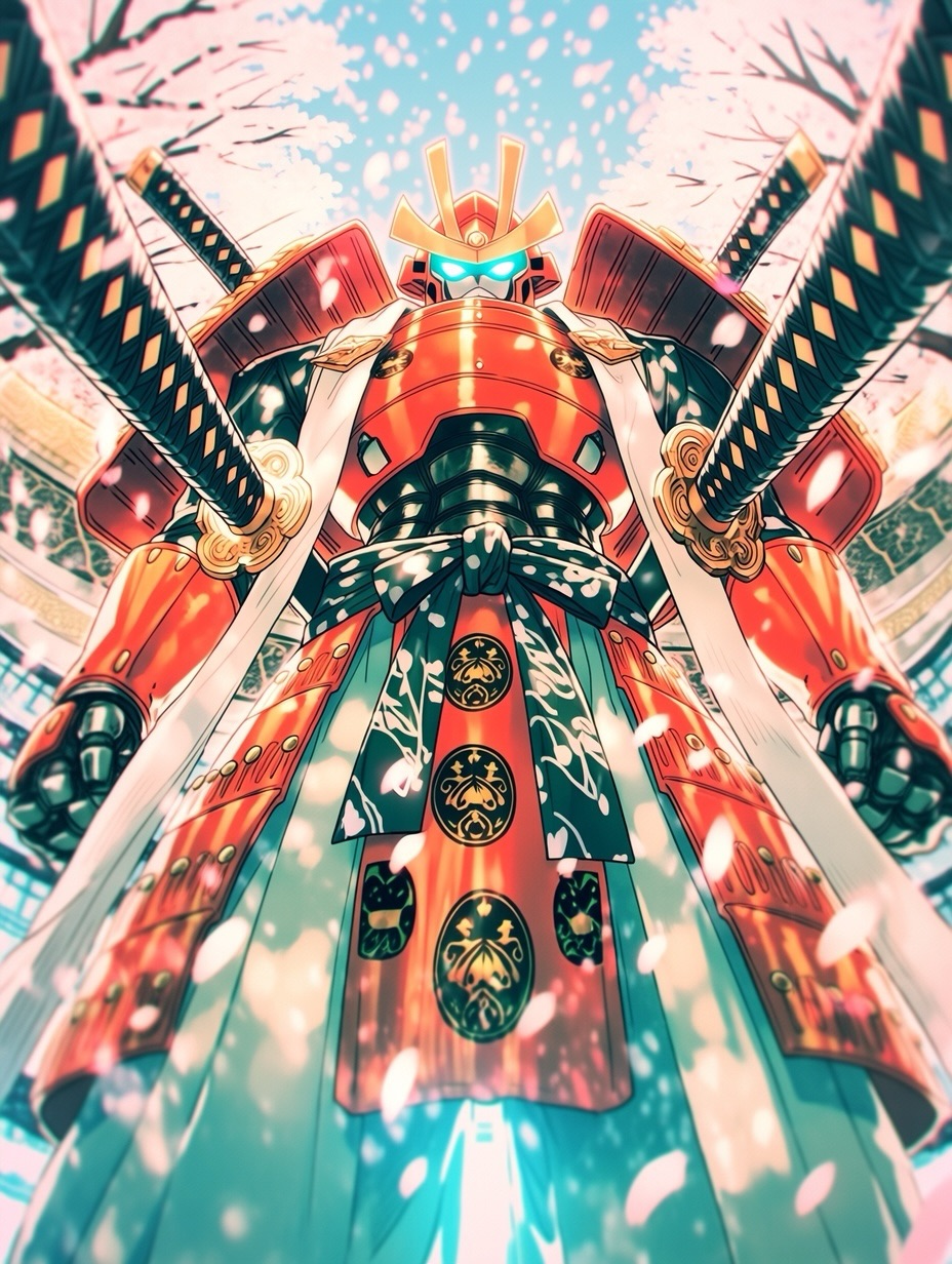 High-contrast visuals with glossy lighting, bold t…