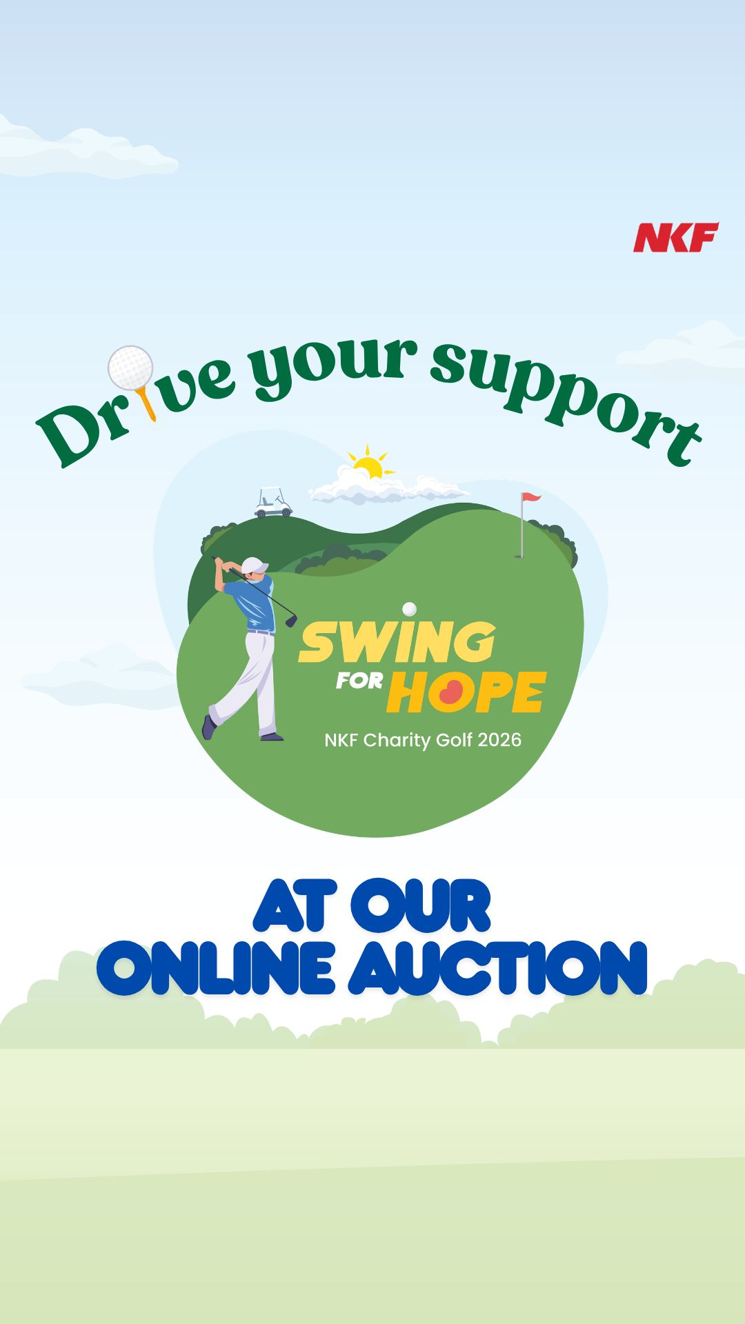 📣 The NKF Charity Golf Silent Auction is now live…