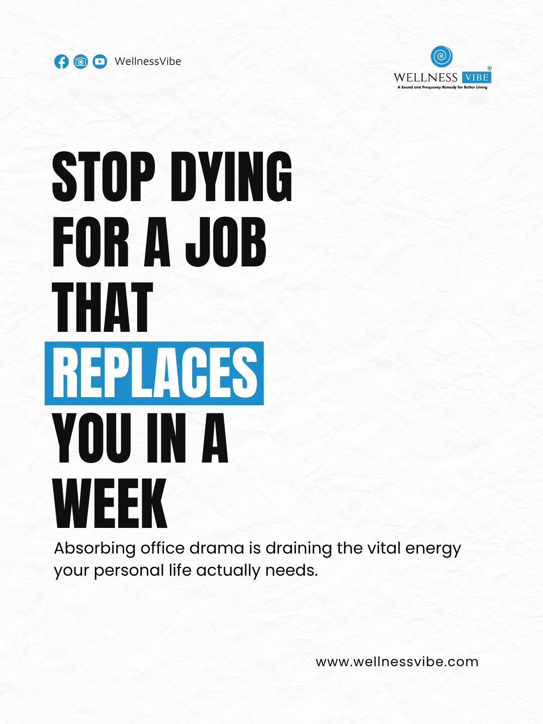 Comment "REPLACES" and let us help you.
#WellnessVibe