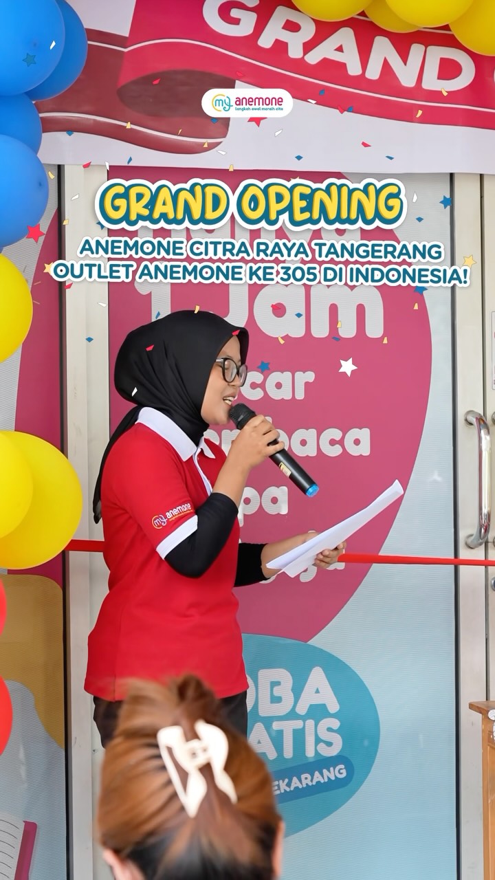 Akhirnya, Anemone resmi hadir di Citra Raya Tanggerang sebagai cabang ke-305!...